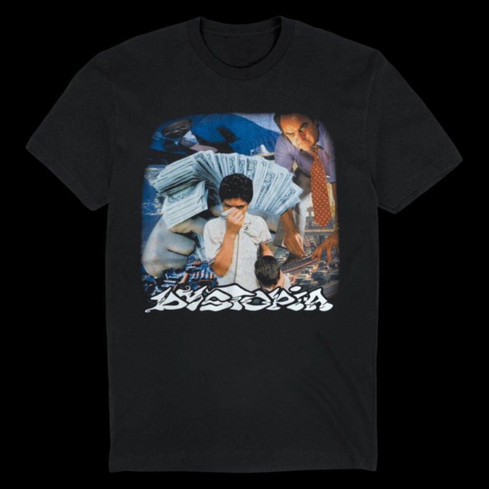 Dystopia Backstabber Graphic Dark Punk Hardcore Band Fan Tee Unisex T Shirt